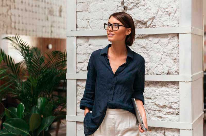 Visual confortável elegante para mulheres: ideias práticas. Ela Sempre Bem