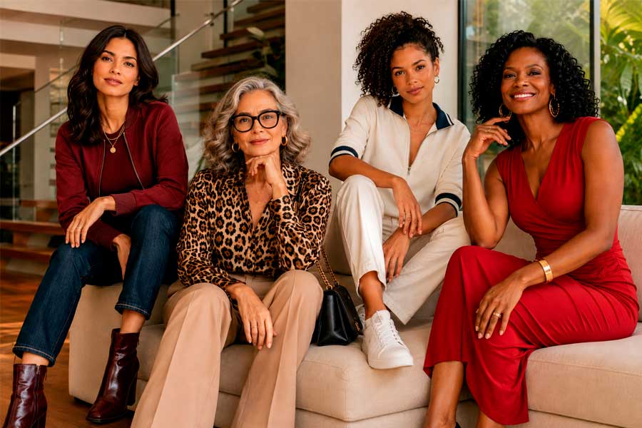 Looks e estilos da novela Quem Ama Cuida. Imagem destaque