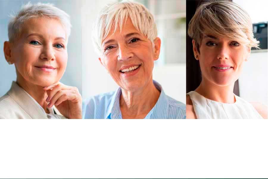 Corte de cabelo curto para mulheres +50