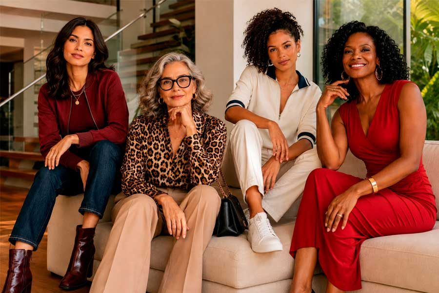 Looks e estilos da novela Quem Ama Cuida. Imagem destaque